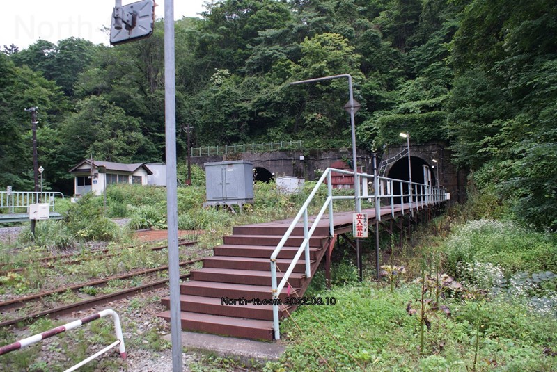  小幌駅上りホーム 