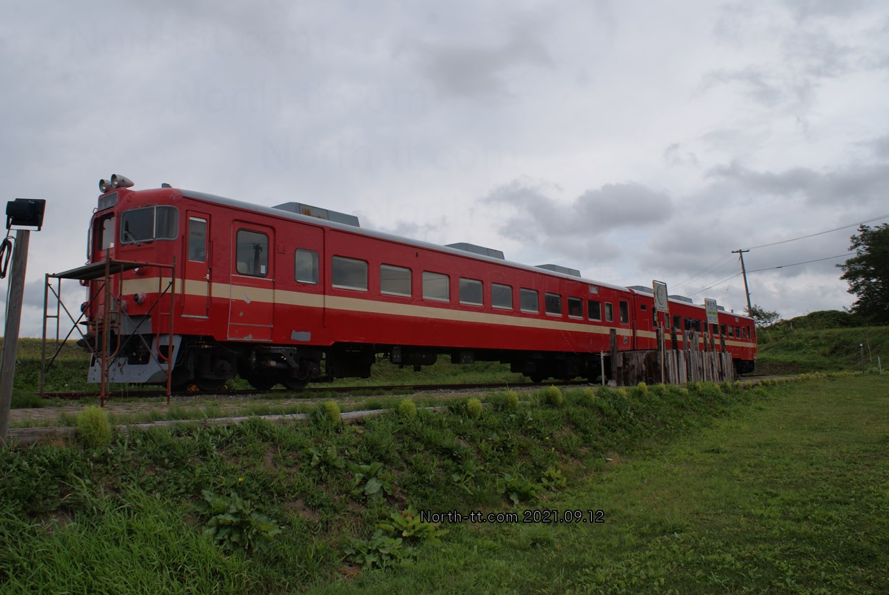  岩見沢市で保存されている711系電車 